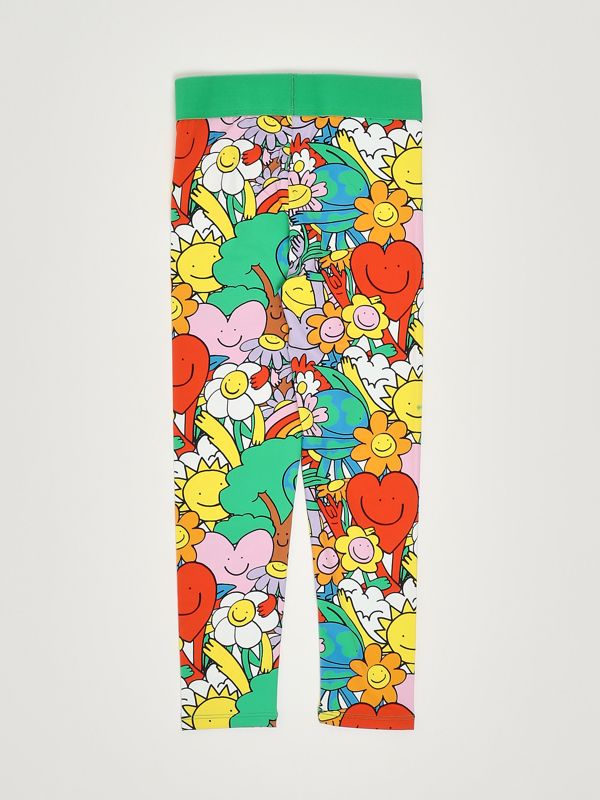 2. Leggings en tissu extensible pour fille Multicolore Stella McCartney tx6a30z3046