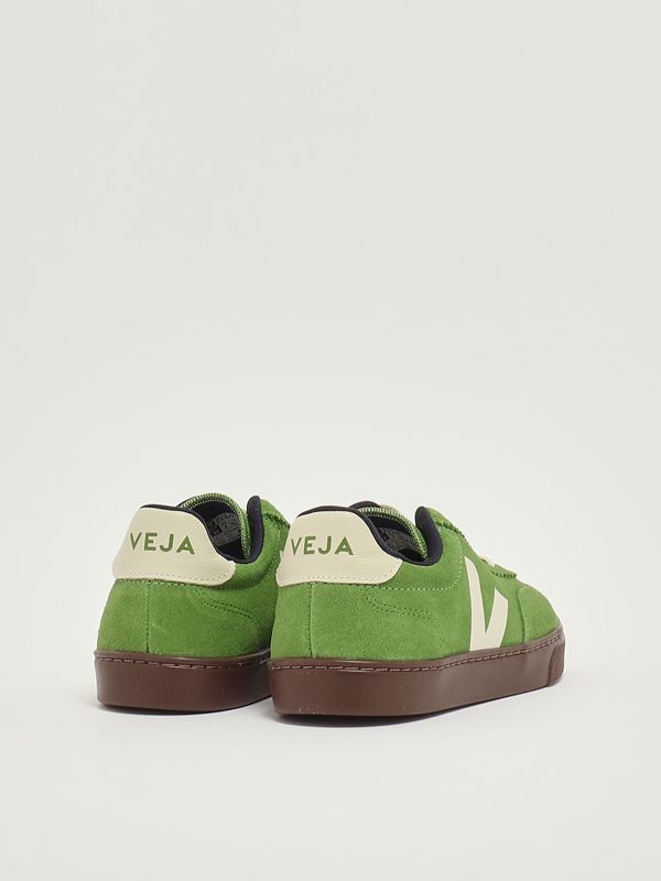 3. Zapatillas para niño Small Volley de ante Verde Veja sy0321018c