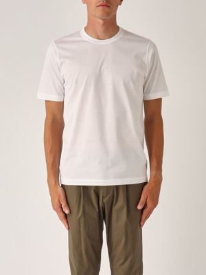 【送料&関税込】CourrA¨ges White Cotton T-shirt Logo cotton jersey T-shirt in white - Courreges | Mytheresa