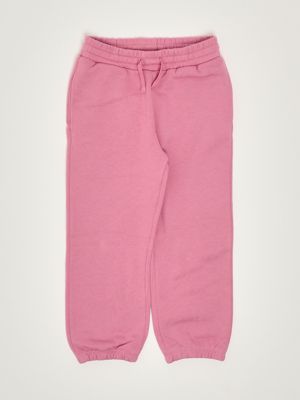 Girl's cotton fleece trousers Pink Stella McCartney