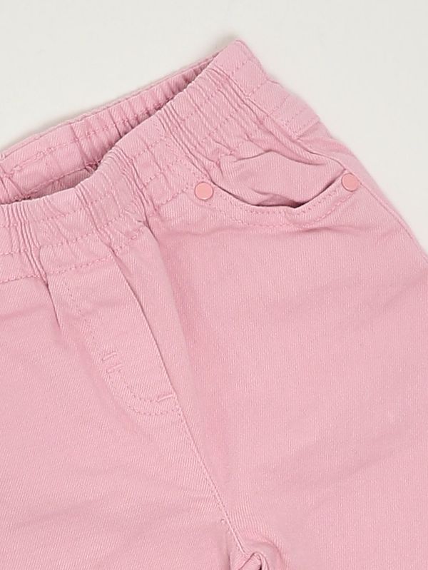 3. Pantalón para recién nacido de algodón elástico Rosa Stella McCartney tx6110z0156