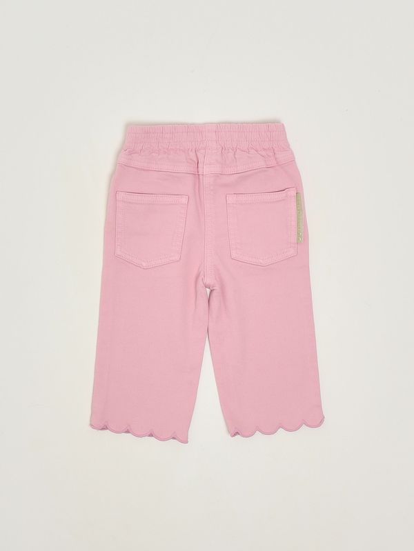 2. Pantalón para recién nacido de algodón elástico Rosa Stella McCartney tx6110z0156