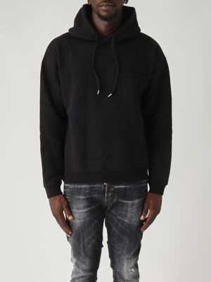 Cotton sweatshirt for men Black Dsquared2