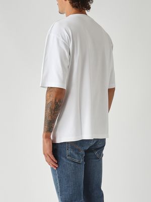 4. Herren T-Shirt aus Baumwolle Weiß Dsquared2 s79gc0096d20033