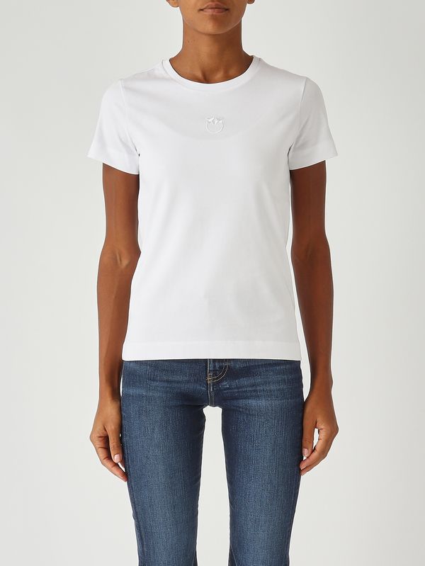 1. Bussolotto cotton T-shirt for women White Pinko 100355a2rd