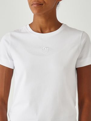 5. Bussolotto cotton T-shirt for women White Pinko 100355a2rd