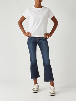 2. T-shirt Basique en coton pour femme Blanc Pinko 100373a2re