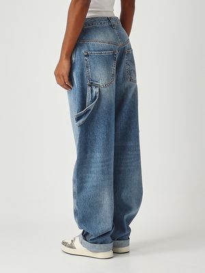 4. Eloisette Damenjeans aus Baumwolldenim Mittlere Denim Pinko 105542a2rp