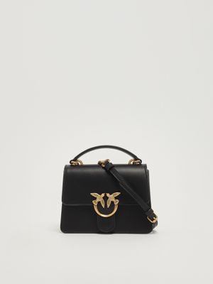 4. Sac femme Love One Mini en cuir Noir Pinko 100071a0f1