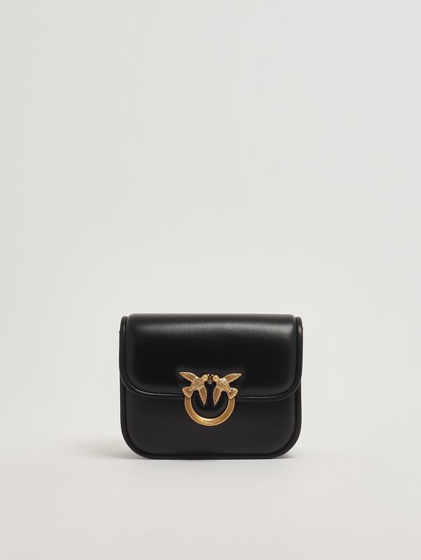 1. Women's Love Box Mini Leather Bag Black Pinko 104297a26l