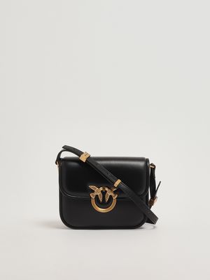 4. Women's Love Box Mini Leather Bag Black