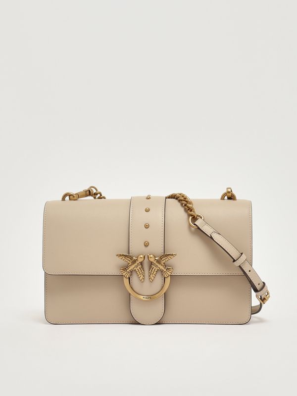 4. Love One Classic leather bag for women Beige Pinko 105857a0f1