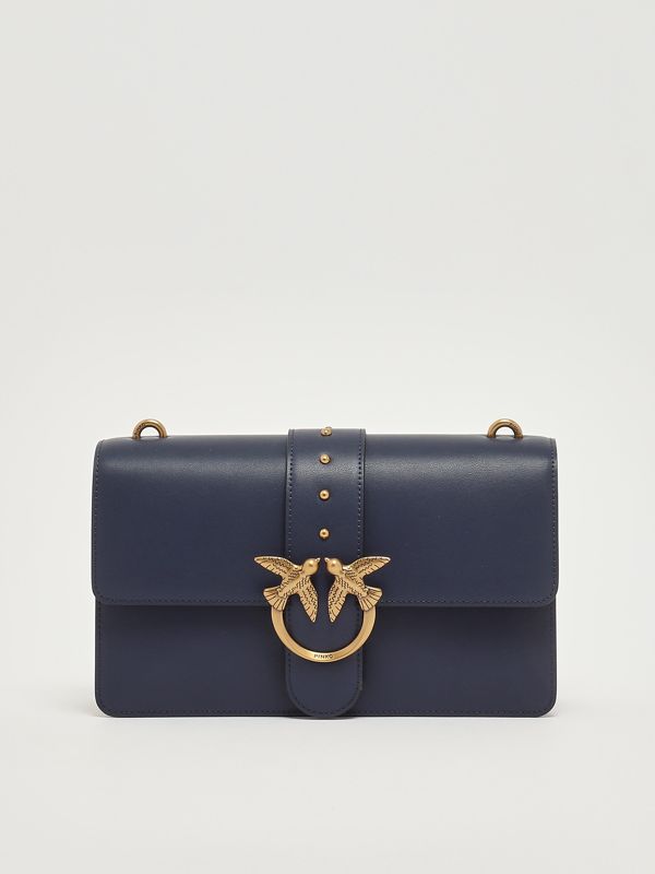1. Love One Classic leather bag for women Indigo Pinko 105857a0f1