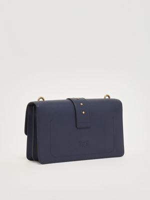 3. Love One Classic leather bag for women Indigo