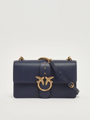 4. Love One Classic leather bag for women Indigo