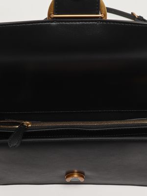 5. Love One Classic leather bag for women Black