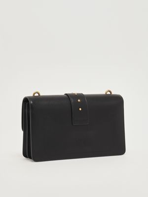 3. Love One Classic leather bag for women Black