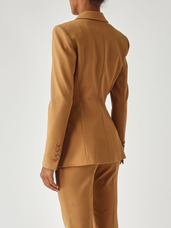 4. Blazer de mujer New Signum en tejido técnico de viscosa elástica Beige Pinko 104903a24c