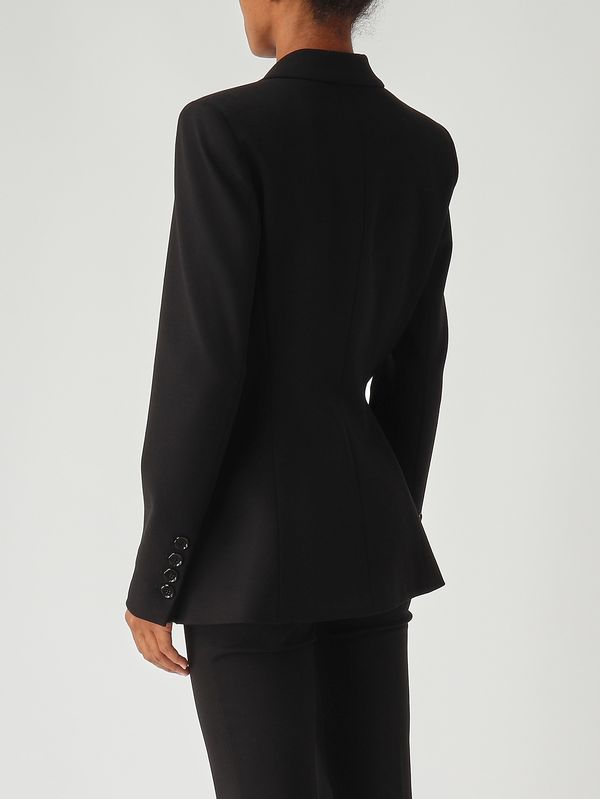4. Blazer de mujer New Signum en tejido técnico de viscosa elástica Negro Pinko 104903a24c