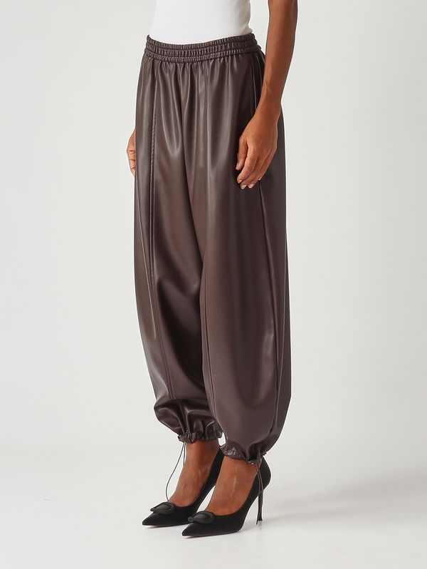 3. Spezia faux leather trousers for women Brown Pinko 105420a2q1