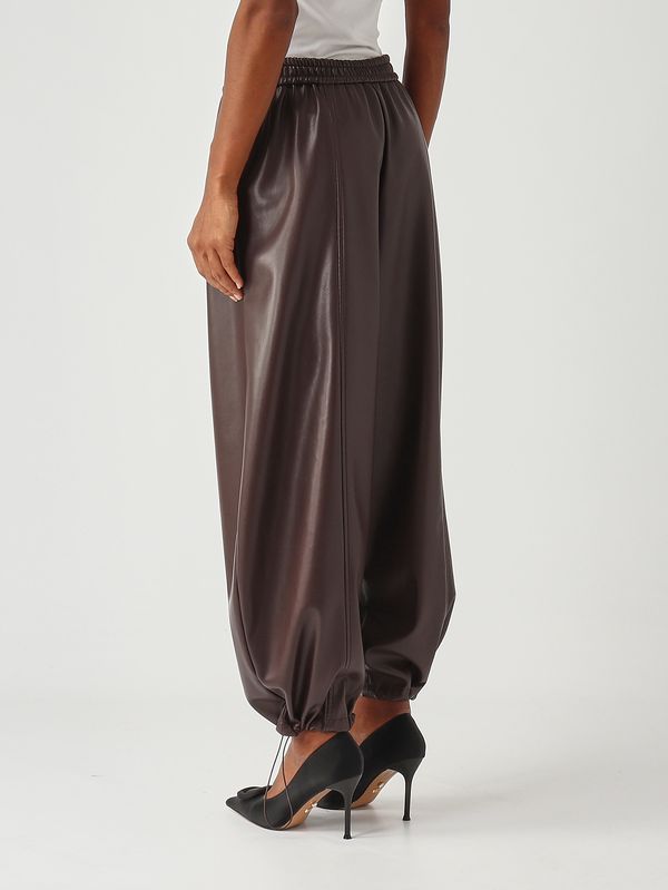 4. Spezia faux leather trousers for women Brown Pinko 105420a2q1