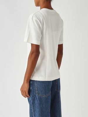 4. T-shirt donna Tortino in cotone Bianco Pinko 105665a2ib