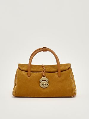 Sac Dotta Jones S en daim grainé pour femme Brandy Zanellato