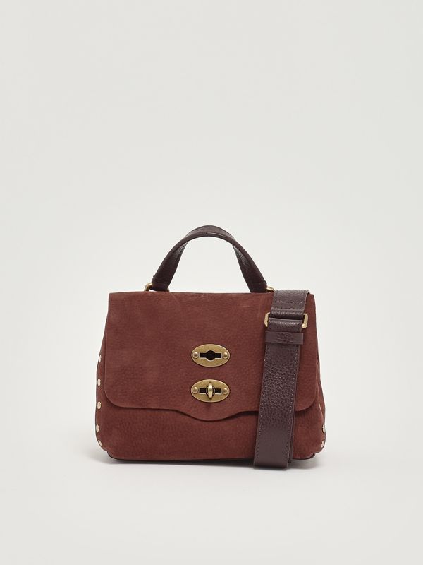 ZANELLATO POSTINA ショルダーバッグ ボルドー　スエード Zanellato Women's Postina Jones Baby bag in tumbled suede - Wine