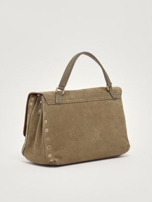 3. Sac Jones S en daim pour femme Gris Voltolina Zanellato 0680900070000 s