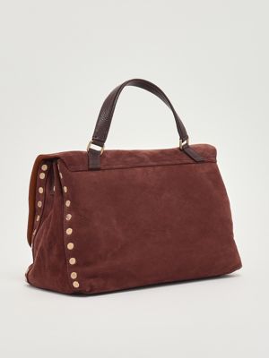 3. Jones M Damentasche aus genarbtem Wildleder Wine Zanellato 0680900070000 m