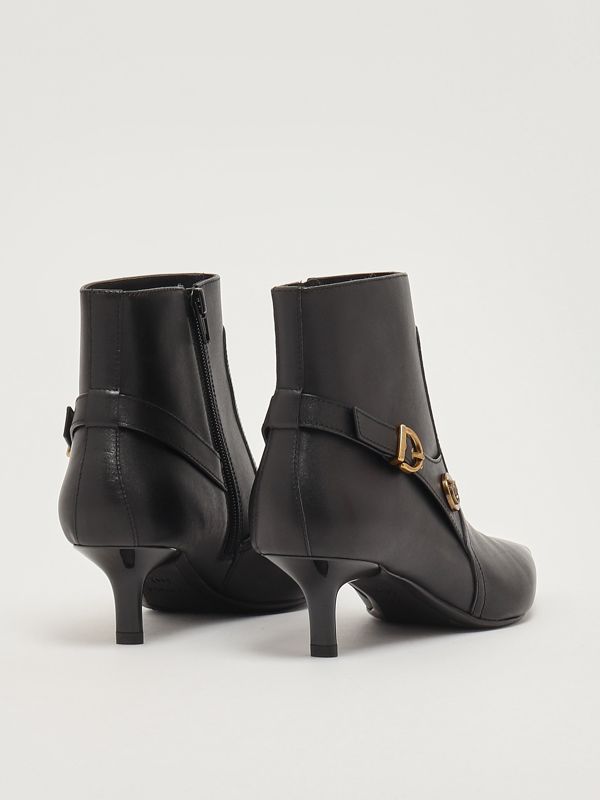 3. Gloria 14 leather ankle boots for women Black Pinko sd0367p087