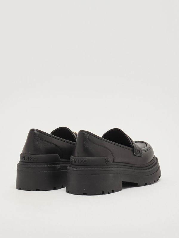 Mia 24 leather loafers for women sd0403p001 Black