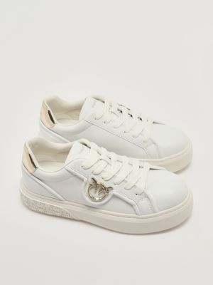 2. Sneakers Yoko 06 en cuir pour femme Blanc Pinko ss0041p087