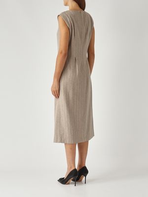 4. Robe pour femme Justine en mélange cachemire Tourterelle Liviana Conti f5wl20