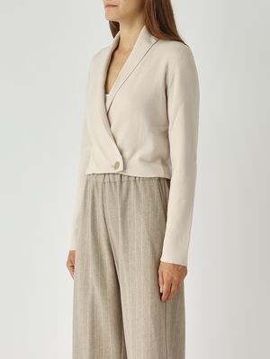 3. Cardigan donna Lauren in misto cashmere Pomice Liviana Conti f5wc28