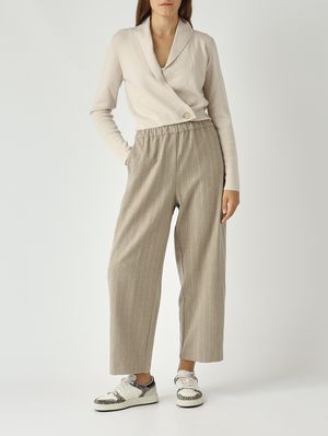 2. Cardigan donna Lauren in misto cashmere Pomice Liviana Conti f5wc28