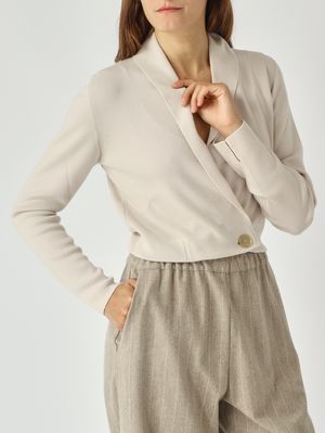 5. Cardigan donna Lauren in misto cashmere Pomice Liviana Conti f5wc28