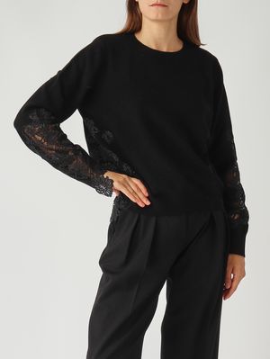 5. Damenpullover Faith aus Wolle Schwarz Liviana Conti f5wg96