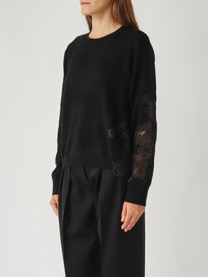 3. Damenpullover Faith aus Wolle Schwarz Liviana Conti f5wg96