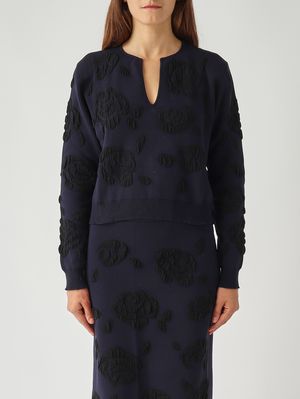 Joseline women's jersey in technical fabric Night Blue Liviana Conti