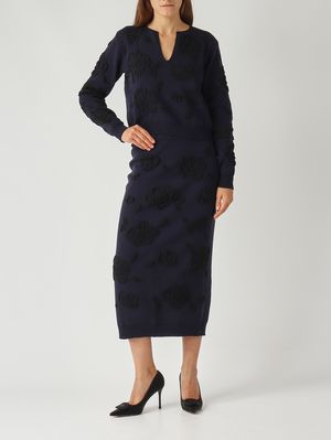 2. Hannah women's skirt in technical fabric Night Blue Liviana Conti f5wg25