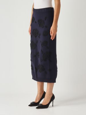 3. Hannah women's skirt in technical fabric Night Blue Liviana Conti f5wg25