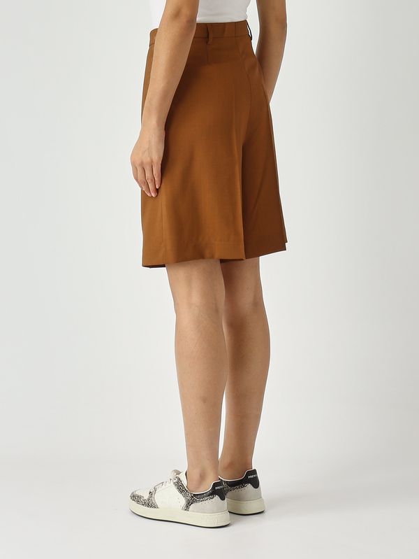4. Bermuda femme Caleb en laine Caramel Liviana Conti f5wn86