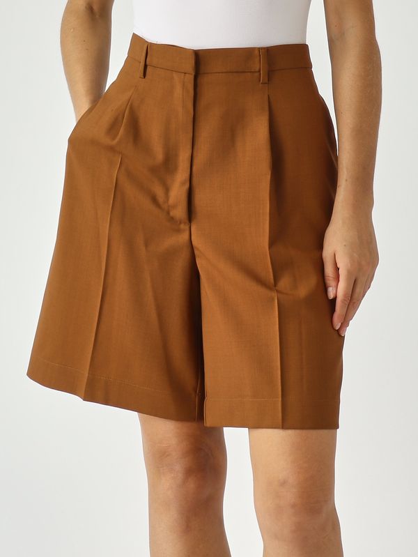 5. Bermuda femme Caleb en laine Caramel Liviana Conti f5wn86