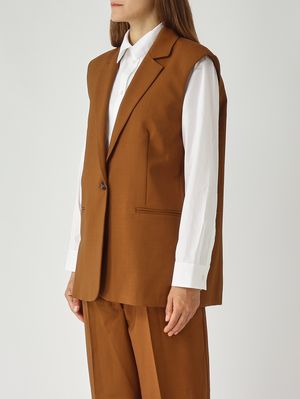 3. Gilet femme Roger en laine Caramel Liviana Conti f5wn90