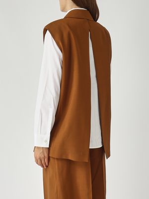 4. Gilet femme Roger en laine Caramel Liviana Conti f5wn90