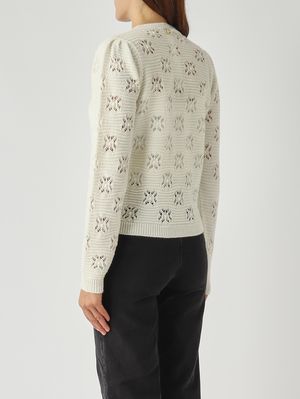 4. Women's wool-blend sweater Snow Twinset 252tp3210