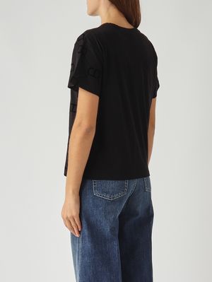 4. Women's cotton T-shirt Black
