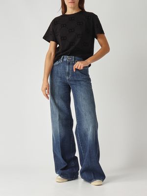 2. Women's cotton T-shirt Black