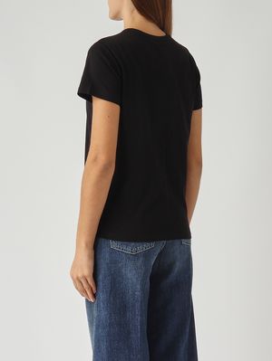 4. Women's cotton T-shirt Black